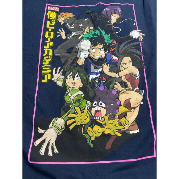 My Hero Academia Funimation MensT Shirt 3xl (54/56) Blue 100% Cotton Anime - Picture 4 of 6
